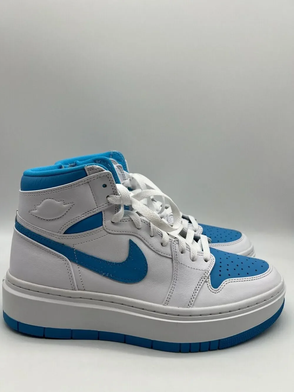 Nike Air Jordan 1 Elevate High UNC Powder Blue White DN3253-114 Womens Size 10.5